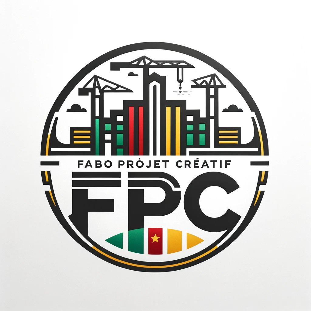 DALL·E 2023-11-08 00.10.50 - Design a sophisticated logo for 'FPC', which stands for 'Faboprojet Créatif', a premier construction and real estate company. The logo should feature